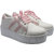 Sammy Womens White And Peach Sneakers Shoes