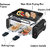 AMAFHH53 Huan Yi Compact All in one Electric Barbeque Grill With Frying Pan and Omlet Maker