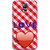 FUSON Designer Back Case Cover for Samsung Galaxy S5 Mini :: Samsung Galaxy S5 Mini Duos :: Samsung Galaxy S5 Mini Duos G80 0H/Ds :: Samsung Galaxy S5 Mini G800F G800A G800Hq G800H G800M G800R4 G800Y (Red Shiny Heart Against Red And White Checkered)