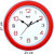 Ajanta Red Ring Wall Clock 2147R