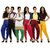 Peachy Polyester Patiala Pants (Pack of 6)