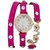Pink Exclusive Love Belt Diamond Studded Love Bracelet Leather Belt For Va 
