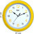 Ajanta Yellow Ring Wall Clock 2147Y