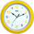 Ajanta Yellow Ring Wall Clock 2147Y