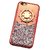Iphone 7Plus rose gold glitter case with fidget spinner