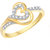 VK Jewels Gold and Rhodium Plated Alloy Ring Combo Set For Women & Girls made with Cubic Zirconia [VKCOMBO1555GA8]
