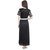 Temfen Black Transparent full nighty with Robe - Pack of 2