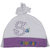 Visach  purple cap and accessories combo set for new born baby