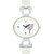 The Shopoholic Round Dial White Plastic Strap Watch For Women