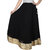 Klick2Style Black Plain Flared Skirts