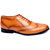 Adam Hoof Mens Tan Color Lace Up Genuine Leather Formal Shoes