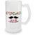 I Love Dad He Is My Super Hero ! With Mustaches And Pink Heart Special Gifts For Fathers Day Glass Beer Mug