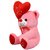 Mable Premium Quality Balloon Bear Pink Soft Toy Big Plush Teddy Bear Cute kids birthday Valentine Gift (35 CM) - 1 feet 2 inches Long