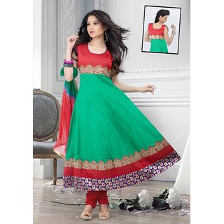 Anarkali Designer Ready Made Chudidar For Party Wear Full Flair Cotton Xxl Size at Best Prices Shopclues Online Shopping Store