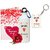 Sky Trends Valentine Gifts Rose With Greeting Card Girlfriend Boyfreind Wife Husband Fiance Message Card Printed Gifts For Propose Day,Hug Day, Rose Day,Keychain Sipper Bottle Anniversary Birthday Gifts 224