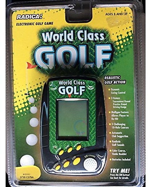 Handheld electronic golf best sale games