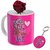 Sky Trends Valentine Gift For Girl Printed Coffee Mug Keychain Artificial Rose Best Combo Gift For Girlfriend Boyfriend Husband Wife Friend STG-001