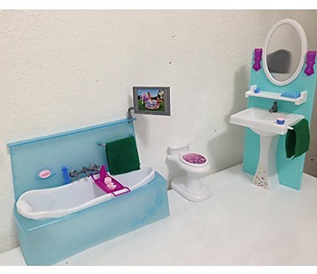 barbie bathroom set online