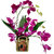10 INCH Ceramic Small Fuji Orchid Artificial Flowers