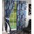 Attractivehomes beautiful polyester printed 2 window curtains
