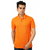DFNK Atlanta Orange Polo neck t-shirt