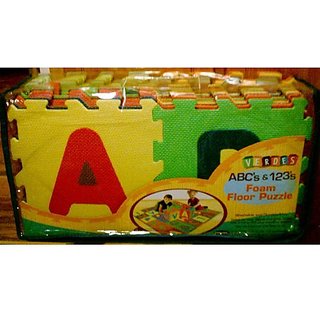 Verdes ABCs 123s Foam Floor Puzzle
