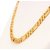 Gold Plated Stylish heavy Sachin Chain For Men's With 6 Months Guaranteed Plating 22 inches Size