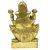 Pure Brass Metal Ganesh Sitting On Kamal In Fine Finishing And Decorative Art By Bharat Haat BH03872