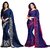 Indian Beauty Women's Saree With Blouse Piece (Pack of 2 )