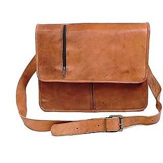 Satya Casual And Elegant Messenger Bag Brown 9inchx11inch Satya Casual And Elegant Messenger Bag Brown 9inchx11inch