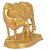 Pure Brass Metal Cow With Calf In Fine Finishing And Decorative Indian Art By Bharat Haat BH04980