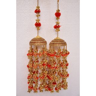 kalire For Bride Golden And Red