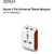 Goldmedal Spice 3-pin Universal Travel Adaptor (with Surge Protector)
