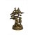 Brass Metal Statue Of God Radha Krishna With Tree Small With Peacock By Bharat Haat BH01188