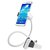 Universal Flexible Long Arms Mobile Phone Holder Desktop Bed Lazy Bracket Mobile Stand - White