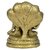 Brass Metal God Vishnu Laxmi Sitting On Shesnag Small Fine Carving Work By Bharat Haat BH00727