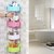 Styleys Plastic Inter design Bathroom Kitchen Storage Organize Shelf Rack Triangle Shower Corner Caddy Basket with Wall Mounted Suction Cup (4)