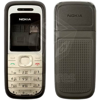 nokia 1200 black full housing body panel