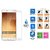Samsung Galaxy C9 Pro Premium Full Front Body Covered Tempered Glass (White)/Screen Protector/ Screen Guard HD Quality