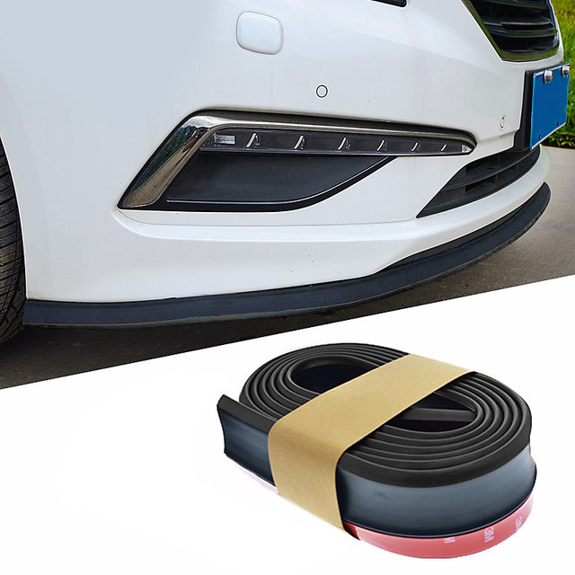 PECUNIA Car SUV Rubber Lip Skirt Protector Front Bumper Spoiler Side  Splitter 2.5M Black A83 Car Beading Roll For Bumper Price in India - Buy  PECUNIA Car SUV Rubber Lip Skirt Protector