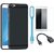 Vivo V3 Max Soft Silicon Slim Fit Back Cover with Tempered Glass, USB LED Light and OTG Cable