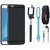 Vivo V3 Max Soft Silicon Slim Fit Back Cover with Selfie Stick, Digtal Watch, Earphones and USB LED Light