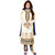 Fashions World Traditional Look Off-white Georgette Salwar Suit