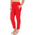 Red Cotton Pants for Women
