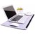 Easydeals Laptop Keyboard Mouse Felt Pad With Paper And Pen Pocket For Desktops (Grey)