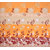 Azaani Polycotton Double Bed Orange and Maroon Floral Print Bed sheet - 1 Double Bed sheet with 2 Pillow Cover