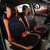 Pegasus Premium PU Leather Car Seat cover Black Tan For Mahindra Scorpio