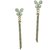 Aarsh Traditional Gold Alloy Jhumki Earrings For Women and girl