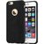 Black Heat Dissipation Hollow Net  Jali Designed Thin Soft TPU Back Case Cover for I PHONE 6 BY MOBIMON