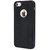 MOBIMON Black Heat Dissipation Hollow Net  Jali Designed Thin Soft TPU Back Case Cover for I PHONE 4 BY MOBIMON